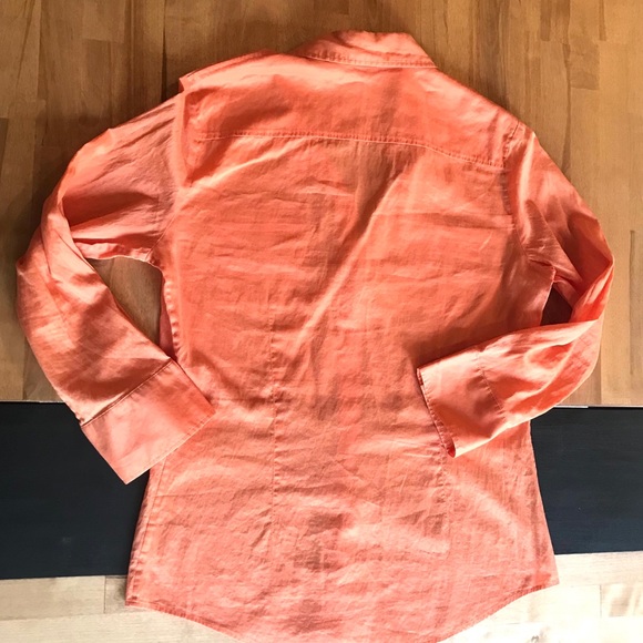 Theory two pocket long sleeve blouse - Picture 8 of 8